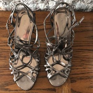 Nine West metallic heels